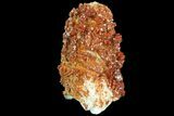Ruby Red Vanadinite Crystals on Pink Barite - #80534-2